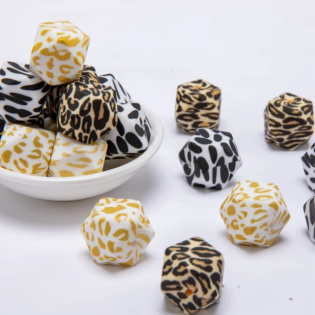 17mm 10pc Silicone Beads DIY Baby Teething Necklace Making Accessories BPA Free Soft Beads Baby Teether New Color 1