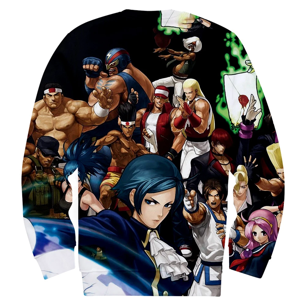 Из серии игр The king of fighters(с модным принтом Футболки Для женщин/Для мужчин с длинным рукавом футболки Новое поступление, горячая Распродажа Повседневное уличная одежда