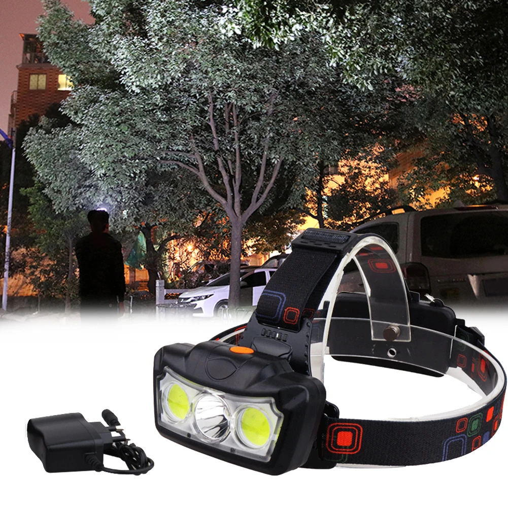 Accessory LED Headlight Straps COB Outdoor Camping XML T6 Fishing Lamp Climbing DC Bright Torch USB Rechargeable Adjustable 10W