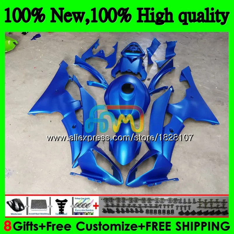 YZF-R6 для YAMAHA YZF600 YZF-600 YZFR6 08 глянцевый синий 09, 10, 11, 12, 63BS. 29 YZF 600 R 6 YZF R6 2008 2009 2010 2011 2012 обтекатели
