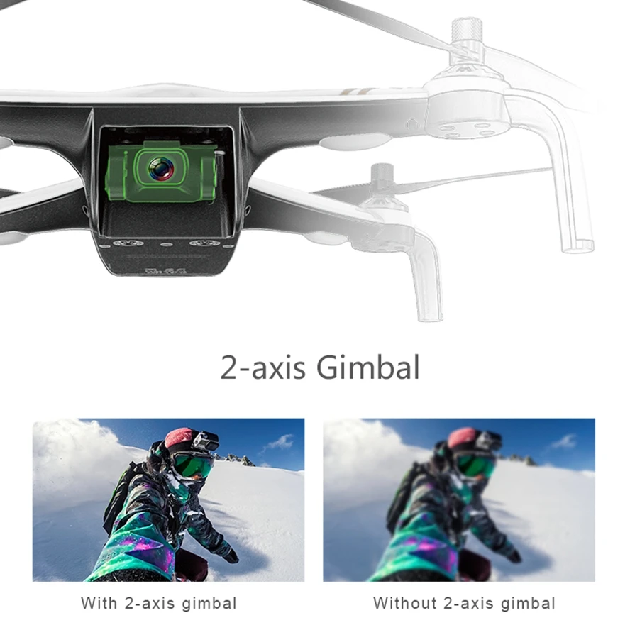 FN Дрон бесщеточный мотор Smart Pro RC gps Дрон 2 км Расстояние полета оптический поток 1 км FPV 2-осевой карданный Fpv камера Вертолет
