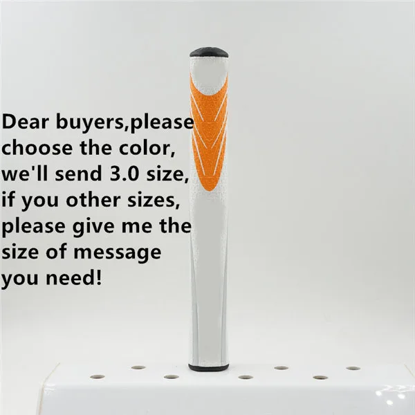 SS Fatso1.0/2,0/3,0/5,0 клюшки для гольфа гольф сцепление, 4 размера, S, M, L, вы можете выбрать, оптом 10 штук Гольф ручки - Цвет: 3.0 white orange