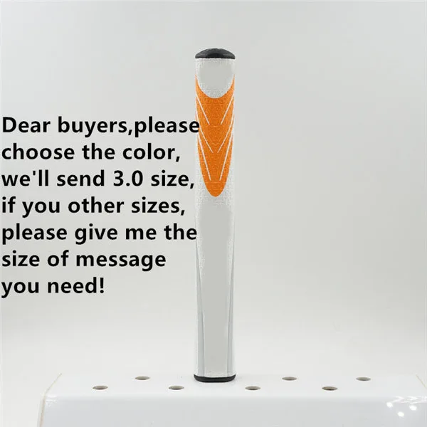3.0 white orange Горячее предложение Non-slip Гольф обмотка для захвата 1,0/2,0/3,0/5,0 клюшки для гольфа Гольф сцепление с высоким качеством - Цвет: 3.0 white orange