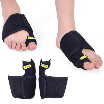 

Toe Orthotics Care Corrector Thumb Getting Fix Fast Foot Tool Black Velvet Toes Hallux Valgus Strap Health Massage Legs