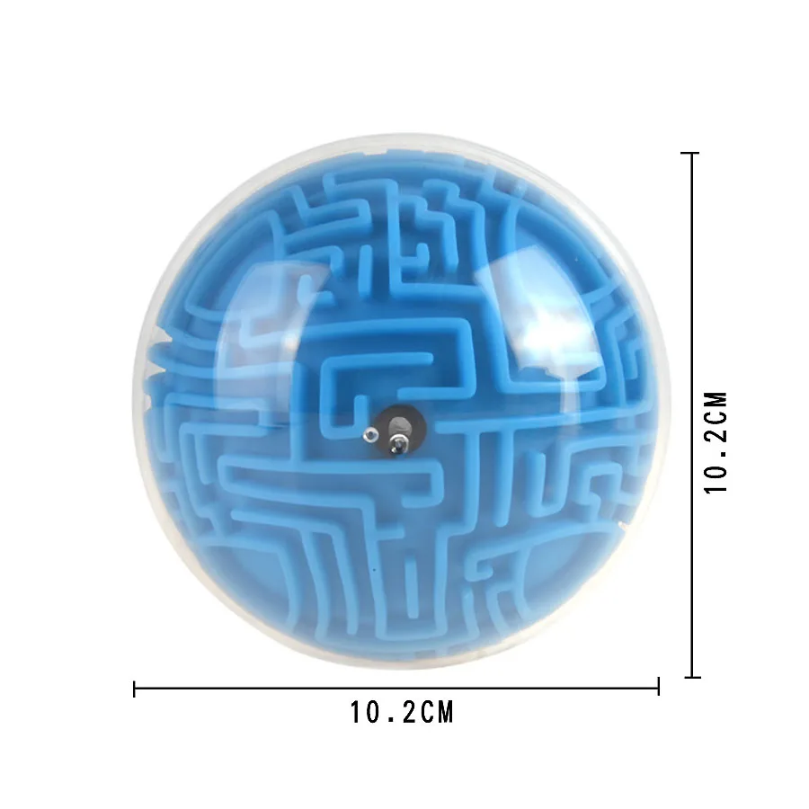 Лабиринт 3D баланс головоломки мяч, жесткие вызовы Гравитация памяти последовательные головоломки образовательные игрушки-пазлы подарки - Цвет: Blue Hard