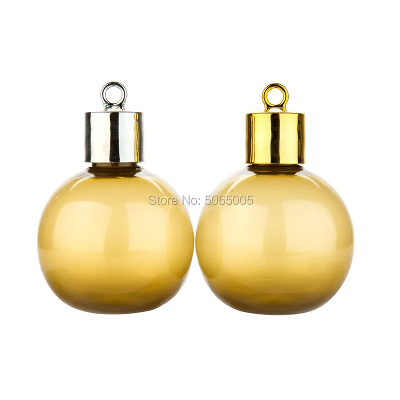 Festive Boozeballs Fillable Christmas Baubles Bottle ornament Spirit Shot Glasses Accessories Creative Light Bulb Juice Bottle