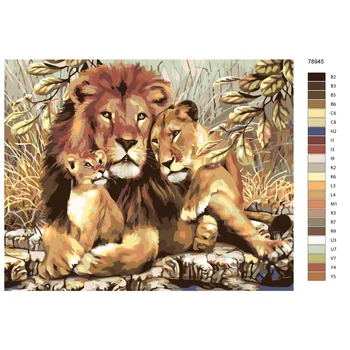 

Painting by numbers, 40x50, ktmk-78945