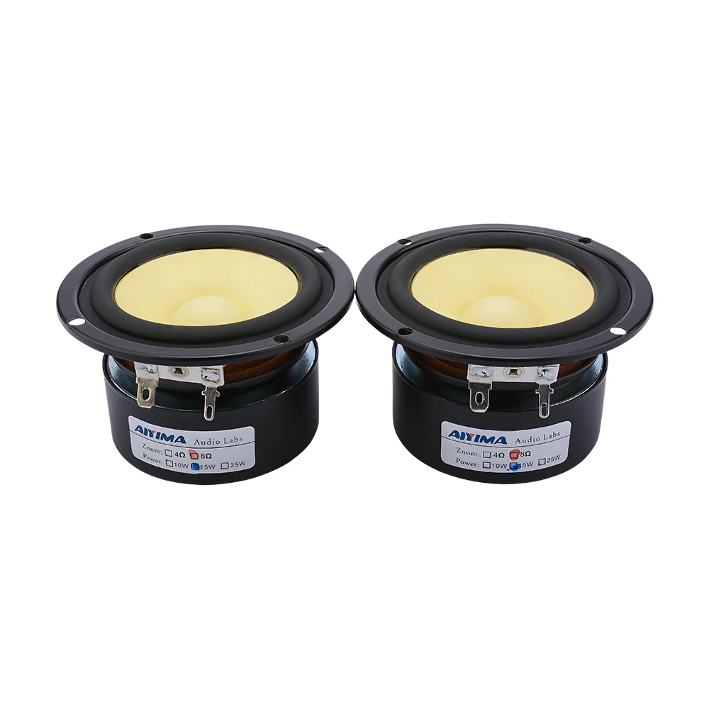 2Pcs 3 Inch Full Range Audio Speakers for DIY Home Amplifier System Portable Speaker audio speakers