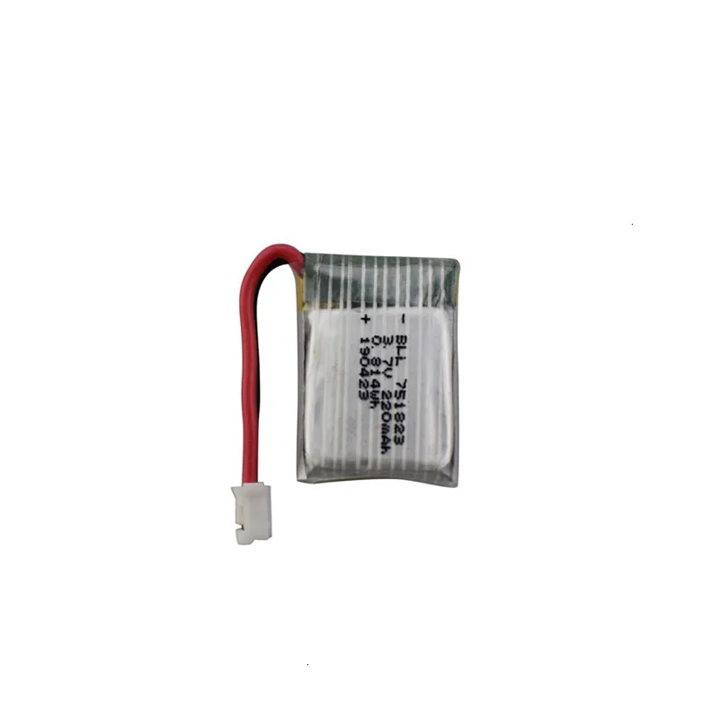 10 шт./компл. 3 7 V 220mah батарея для H36 E010 T36 NH010 F36 дроны v LIPO HS210 SANROCK GD65A ATOYX AT-66 751823 |