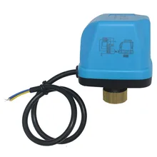 Трехпроводной двухсторонний Контроль Электрический электропривод шарового крана Моторизованный Шаровой Клапан Привод AC220V DC12V DC24V AC24V DC5V