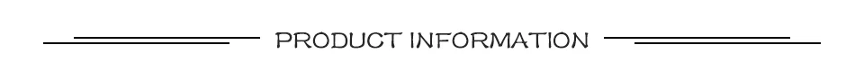 PRODUCT INFORMATION