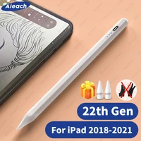 Bolígrafo Stylus 22th Gen para iPad, lápiz Apple con pantalla de alimentación y rechazo de palma para iPad Pro 2021 2020 2018 7th 8th Air 4