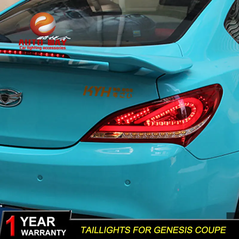Чехол для стайлинга автомобиля Hyundai Genesis Coupe задние фонари светодиодные DRL 2009 2012