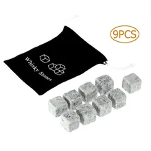 9 шт. камни для виски ледяные камни напитки кулер кубики декоративные жидкие сенсор кубики льда для бара клуба Свадебная вечеринка Шампань