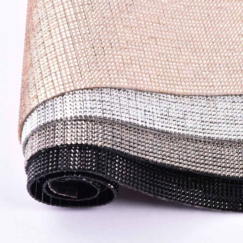 1pcs Rhinestone Crystal Sticker Glitter Diamond Vinyl Films Wrap Body Car  Sticker Auto furniture decoration Protection Accessory