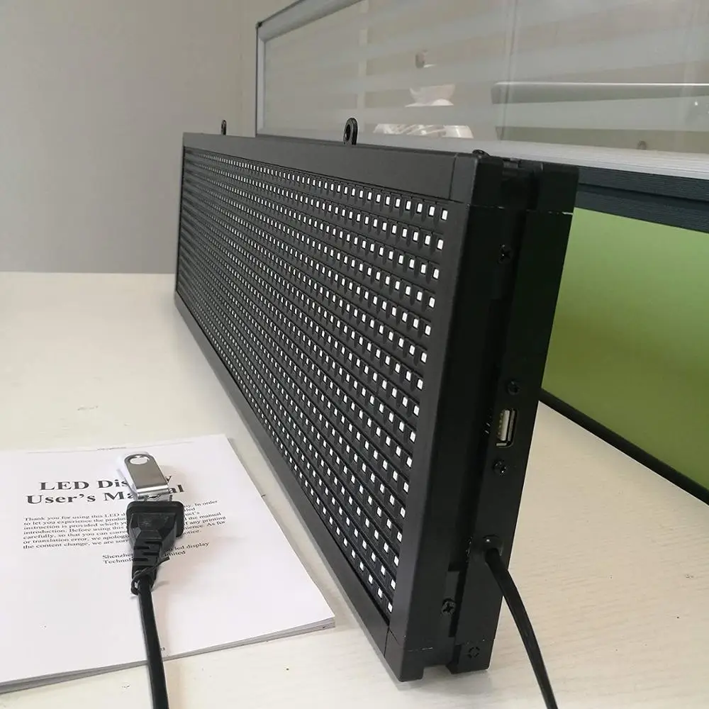 P10 Led синий цвет знак для интерьера помещения 26 ''x 8'' с WiFi подключением
