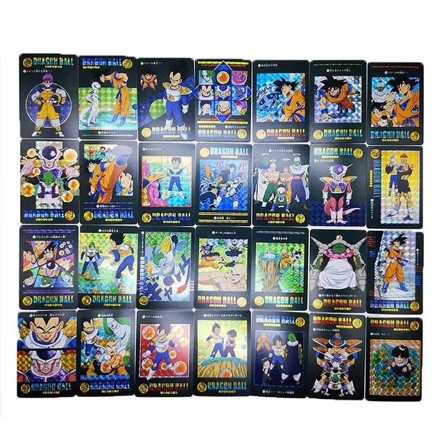 54pcs New Limited Edition DragonoBalls family Son Goku Super Z Plaid Flash Card Collections Board Game