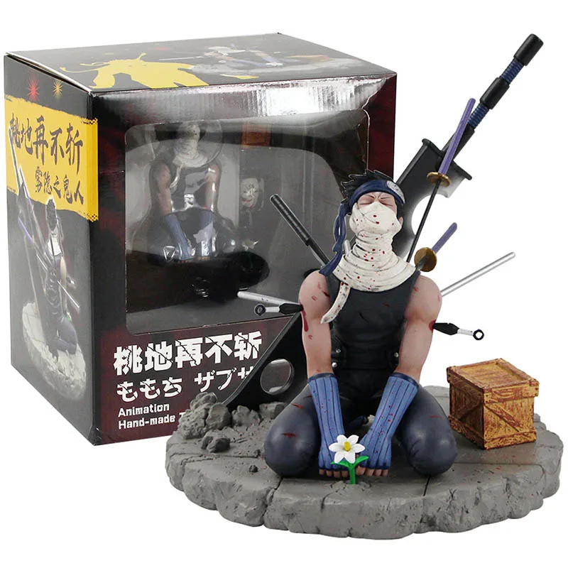 7," 19 см аниме Наруто Momochi Zabuza ПВХ фигурка Коллекционная модель игрушки Рождественский подарок для детей - Цвет: 19cm with box