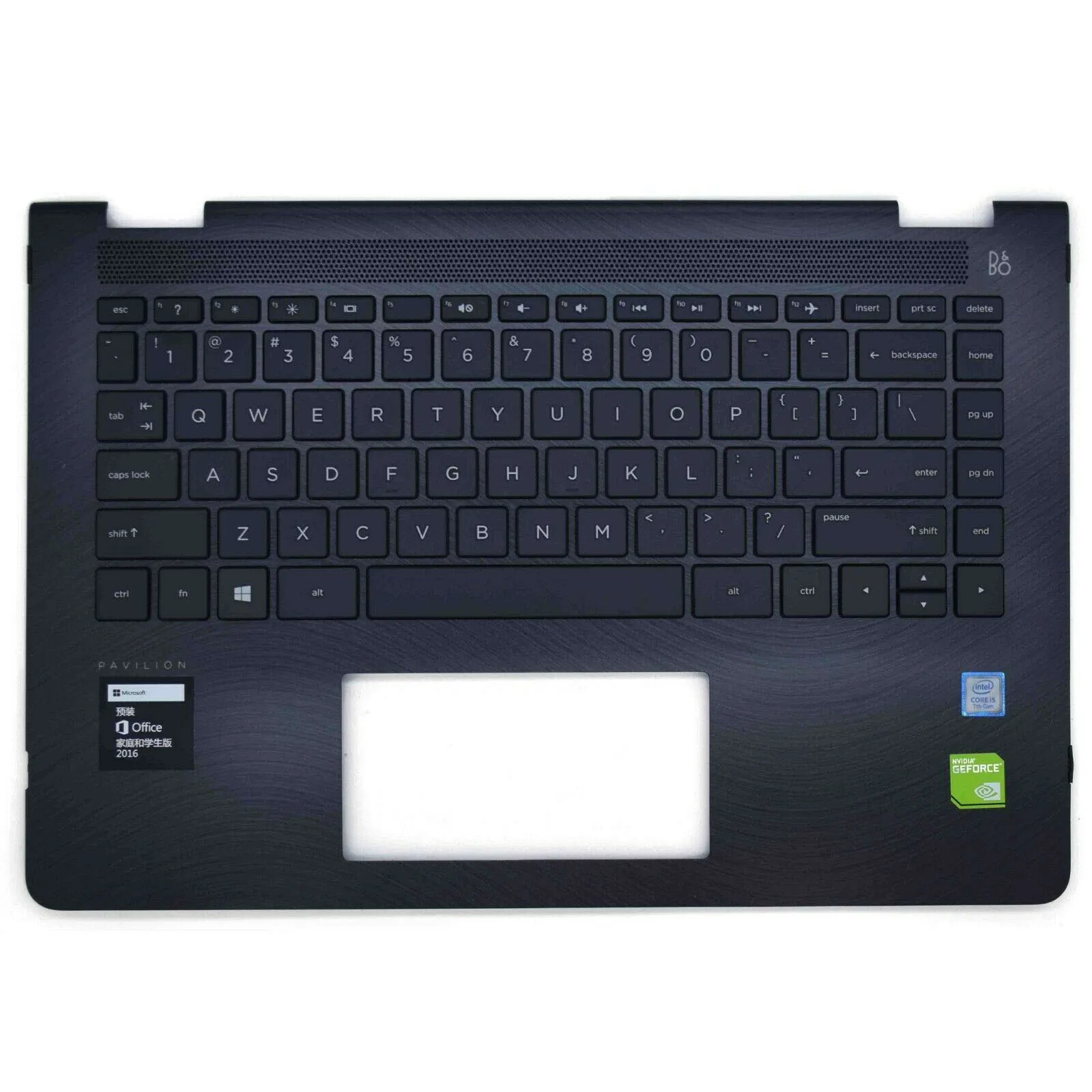Подставка для рук с английской клавиатурой HP Pavilion X360 14-BA 14-BA103TU TPN-W125 924117-001 |