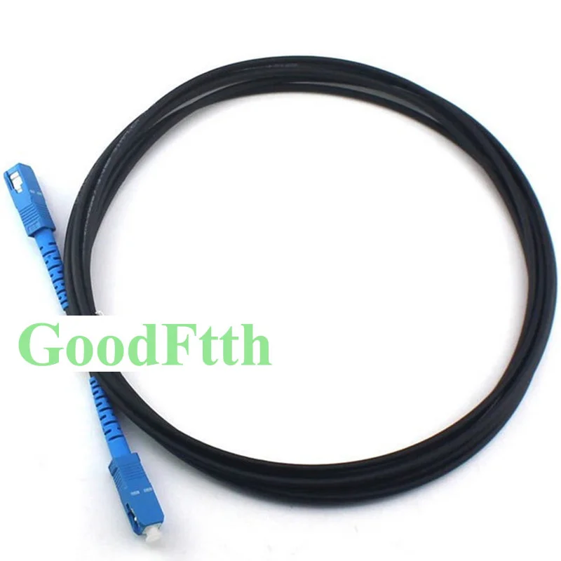 

Armoured Armored Tactical Field Patch Cord SC-SC UPC SM Simplex TPU GoodFtth 1-15m