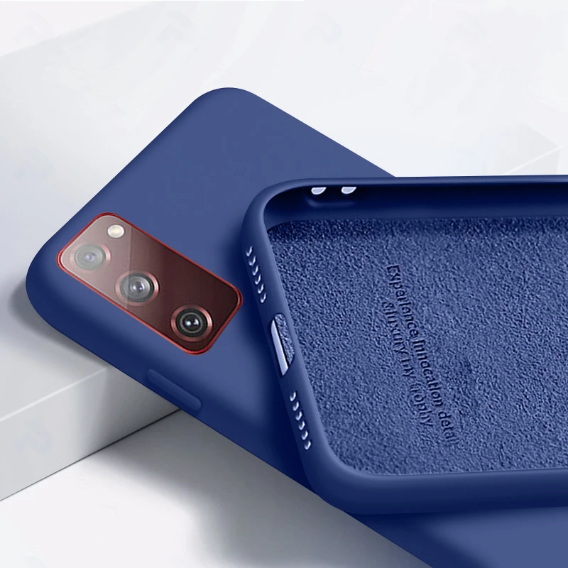 HINWEIS 20 ULTRA HINWEIS 10 LITE 8 9 S10 + S20 + S20 FE Weiche Abdeckung Flüssigsilikonhülle für Samsung Galaxy S21 S21 + S10 S10E S8_voghion.com