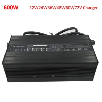 preço 600w 12v 25a 24v 18a 36v 12a 48 10a 60v 8a 72v 6a Lifepo4 Bateria De Lítio Carrinho De Golfe Empilhadeira Motocicleta Carregador