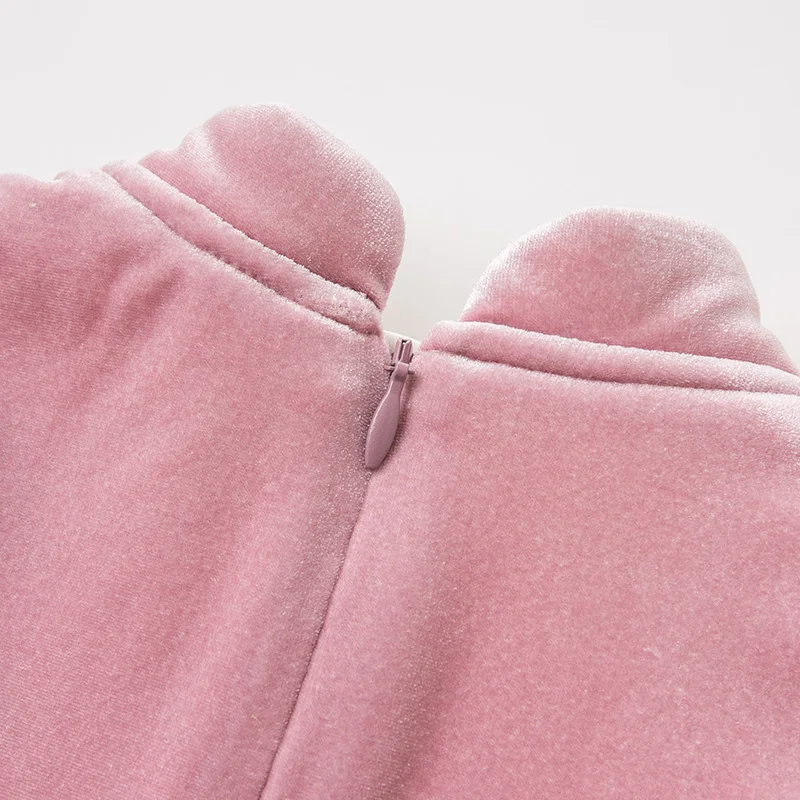 Детское пальто на молнии с бантом и съемным мехом для девочек верхняя одежда