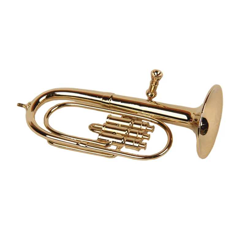 Modelo de Eufonio de Cobre Musical de Música Dourado Instrumento Musical Modelo Escola Presente - Image 3