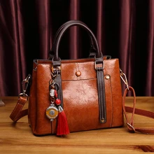 Luxus Designer Vintage Taschen Für Frauen 2019 Pu Leder Tote Handtasche Frau Messenger Damen Schulter Hand Tasche Bolsos Mujer AB06(China)
