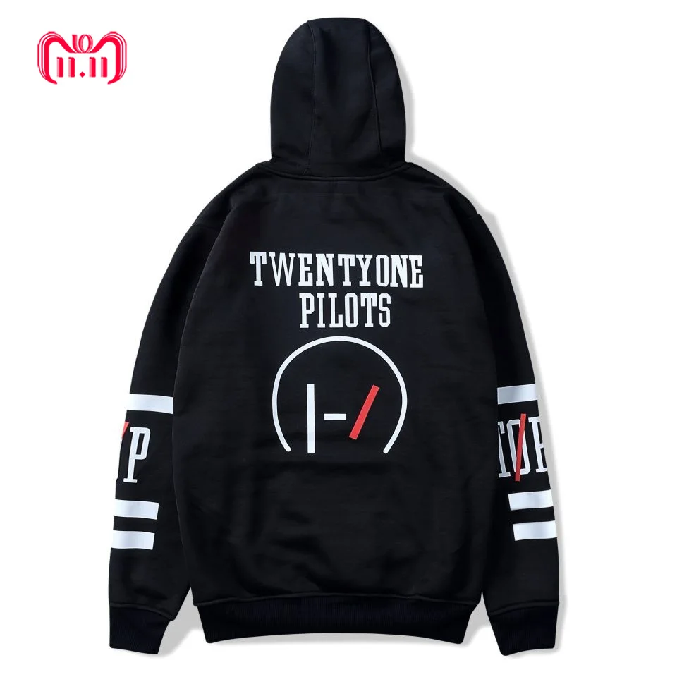 Мужская толстовка с капюшоном Twenty One Pilots Band уличная одежда в стиле Харадзюку для