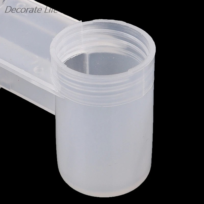 Plastic Bird Feeder Clear Water Bottle Drinker Cup Double Port Water Diversion Device For Pigeon 5Pcs bird feeder parrot feeder bird water drinker