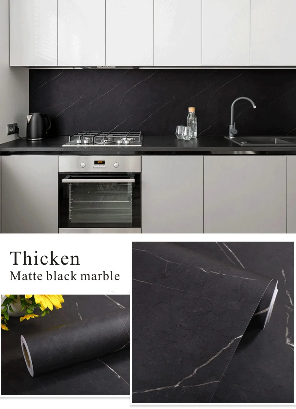 Cozinha à prova de óleo Desktop Armários