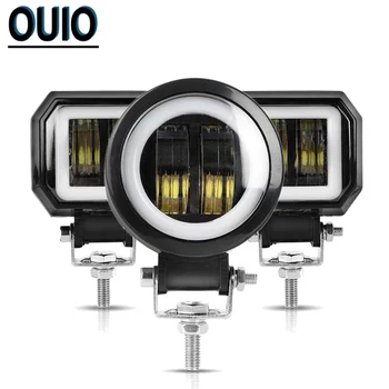 

1pc/2pcs 20W 2.8" Off-road Light Bar Square Round LED Motorcycle Headlight ATV SUV Truck Boat 12V 24V Car Work Light Signal Lamp