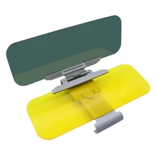 Автомобиль солнцезащитный козырек зеркало день и ночь двойного назначения вождения зеркало автомобиля водителя антибликовые очки тени защита глаз