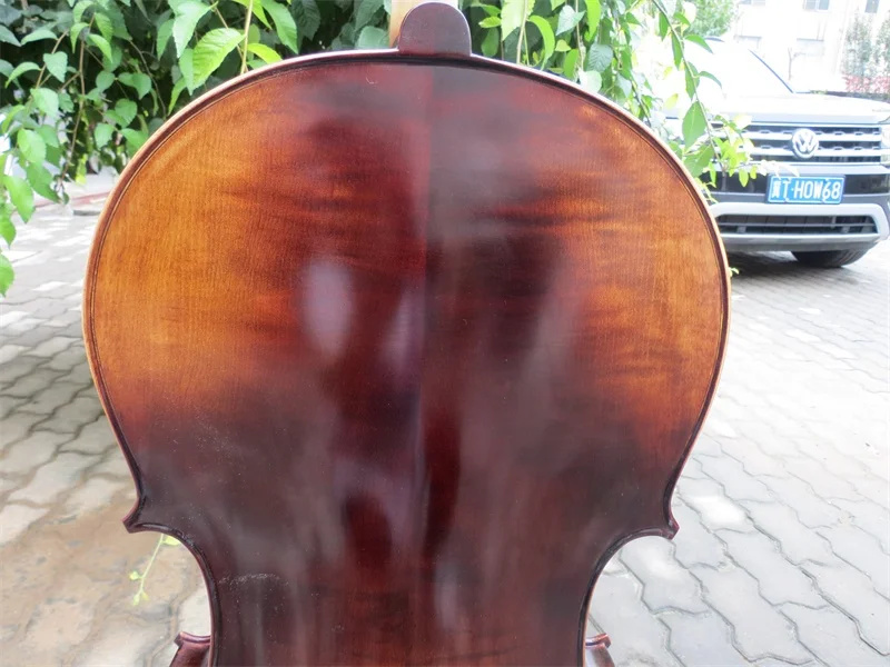 Strad стиль твердой древесины SONG бренд Виолончель 4/4, огромный и резонансный звук#14275