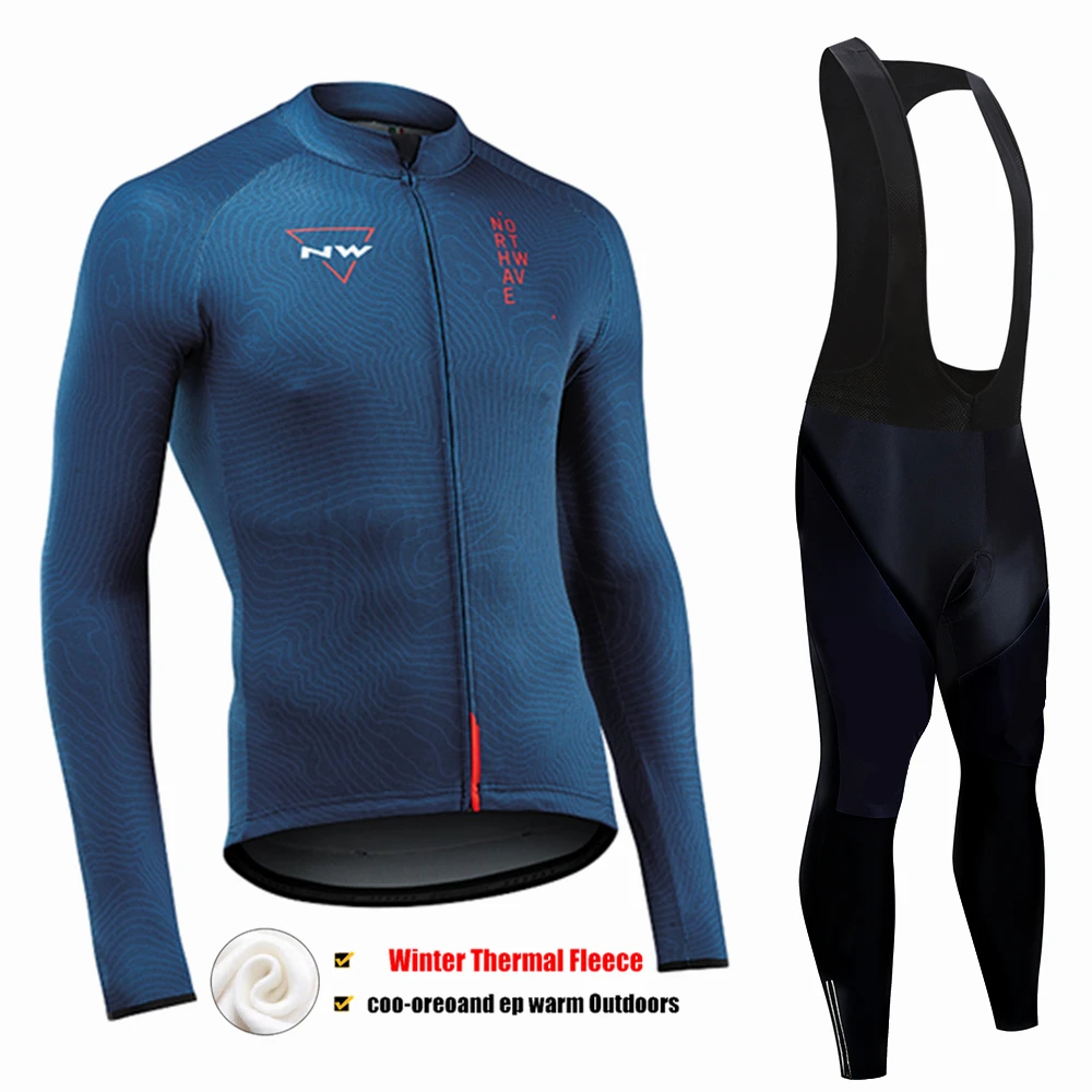 Pic Color Northwave Pro Team Зимняя одежда для велоспорта дышащая Ropa Ciclismo Одежда с длинным рукавом для горного велосипеда одежда для спорта на открытом воздухе - Цвет: Pic Color