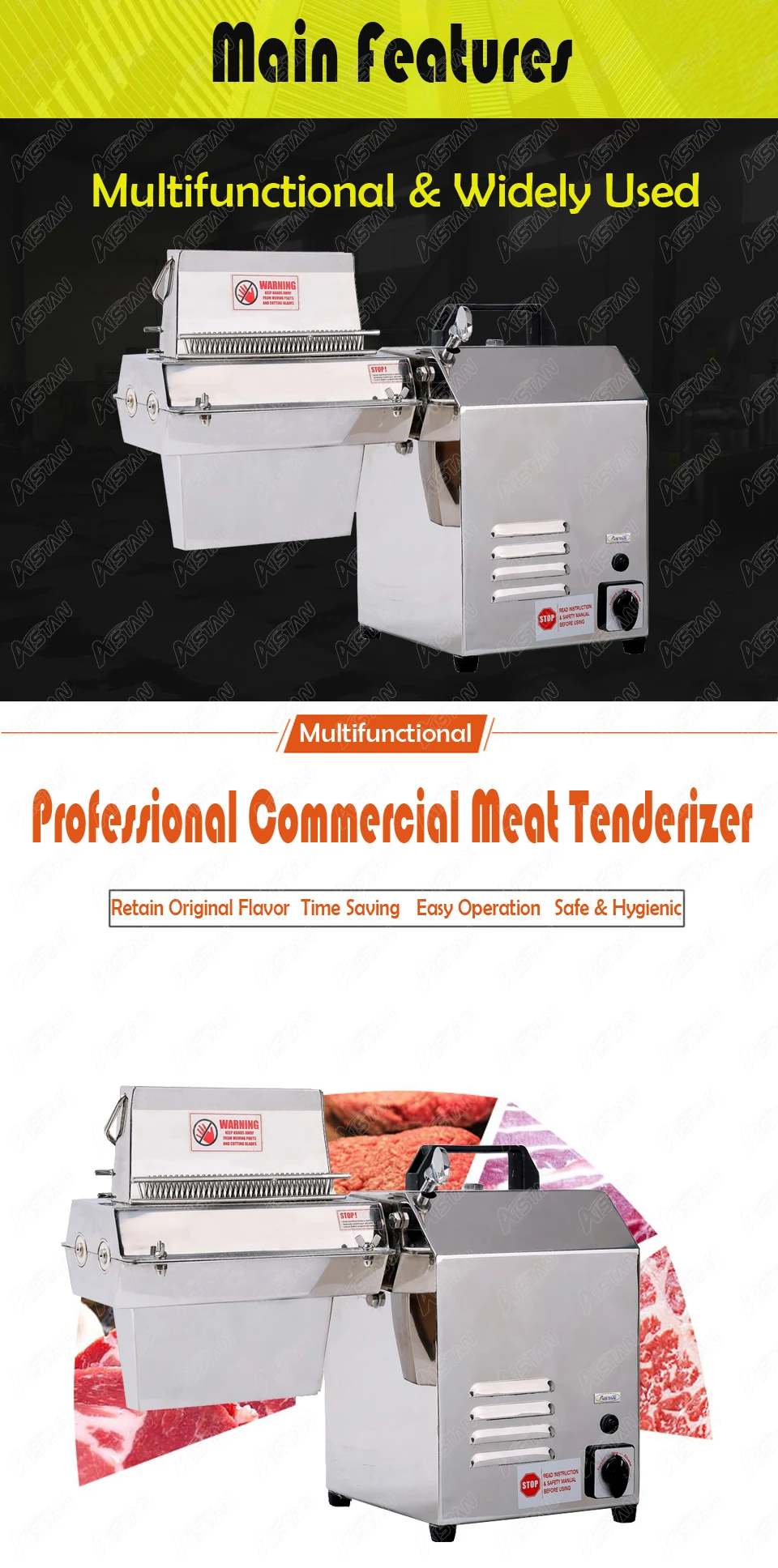 2021 ETS737 Commercial Electric Meat Tenderizer Machine For Kitchen