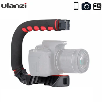 

Ulanzi U-Grip PRO U Shape Bracket Video Handheld Stabilizer Grip Holder Mount Camera Smartphone Portable Gimbal for DSLR Mobile
