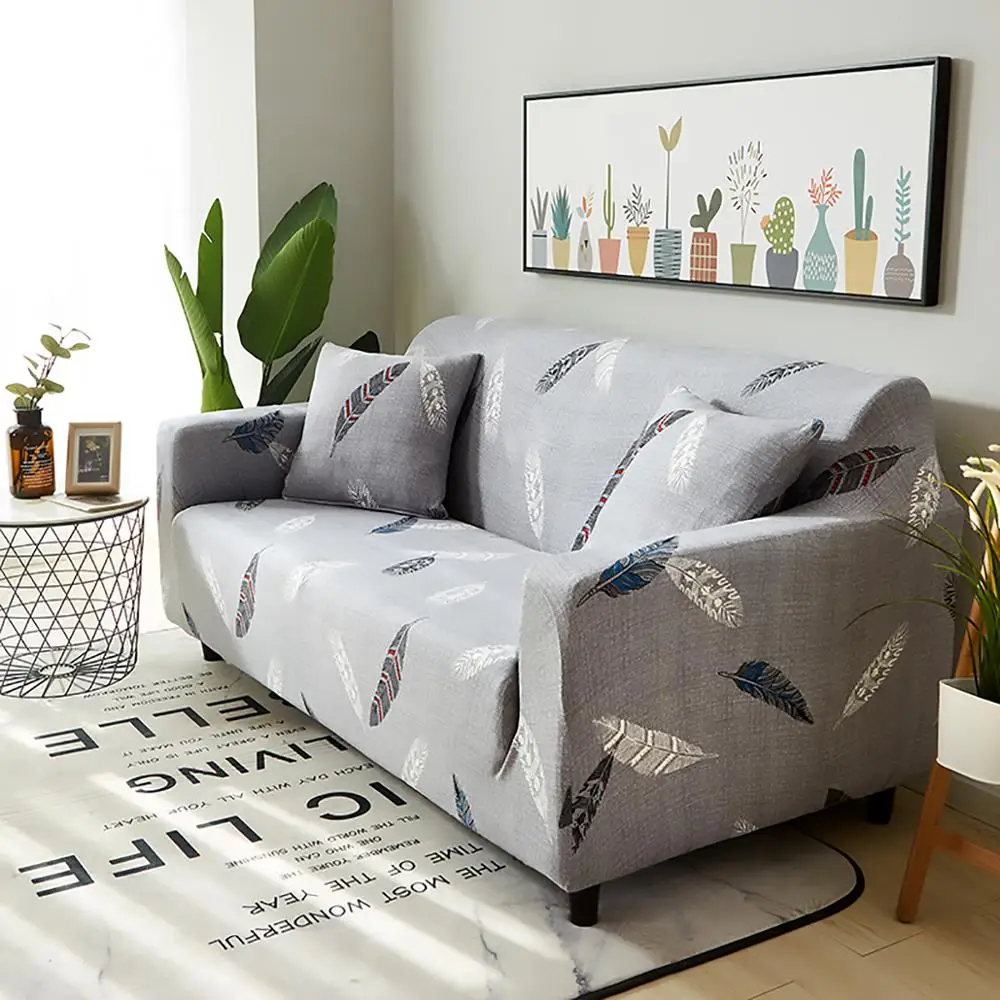 Все включено чехол для дивана стрейч скольжение-стойкий для гостиной диван-крышка L форма кресло чехол один/два/три/четыре-местный - Цвет: Color 27