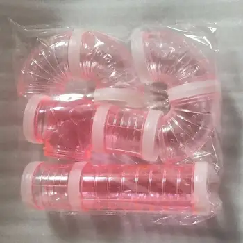 

Dorakitten Transparent Hamster Tube Toys Set DIY Breathable Clear Hamster Tunnel Hamster Cage Tube Small Pet Supplies