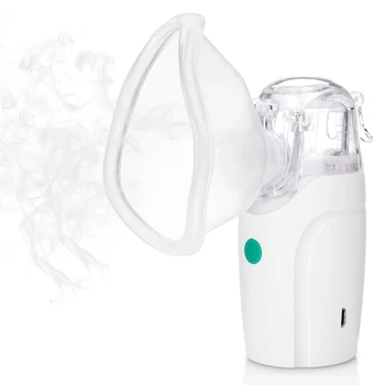 

Handheld Mesh Nebulizer Vaporiser Steam Atomizing Humidifier M-edicine Inhaler Atmoizer with Masks for Kids/Adult Asthma