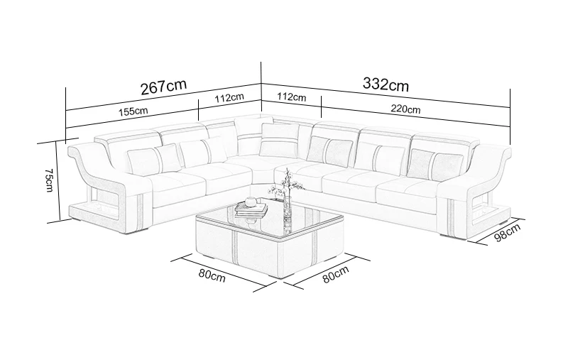 Диван для гостиной, диван, дизайн