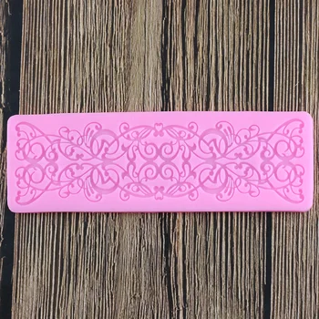 

Flower Lace Cake Border Silicone Molds DIY Fondant Cake Decorating Tools Chocolate Gumpaste Polymer Clay Candy Moulds