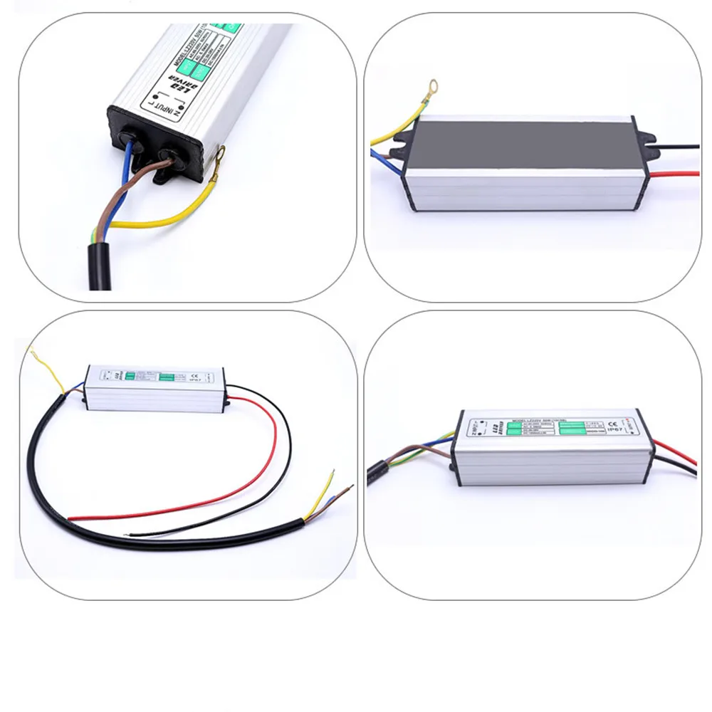 COB светодиодный выход драйвера DC 24-36V 900mA 1200mA 1500mA 30W 40W 50W Вход AC 85-265V изолированный Водонепроницаемый привод постоянного тока