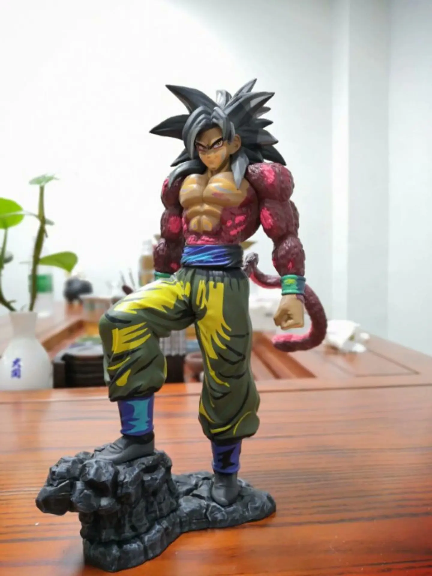 Ollie Anime Dragon Ball SMSP Qualified Cartoon Color Ultra Four Goku Boxed Garage Kit Model Decoration