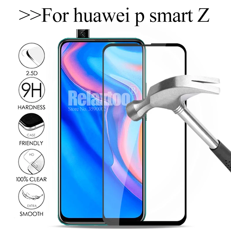 Закаленное стекло для huawei p smart Z Защита экрана 2019 защитное на huawey psmart защитная
