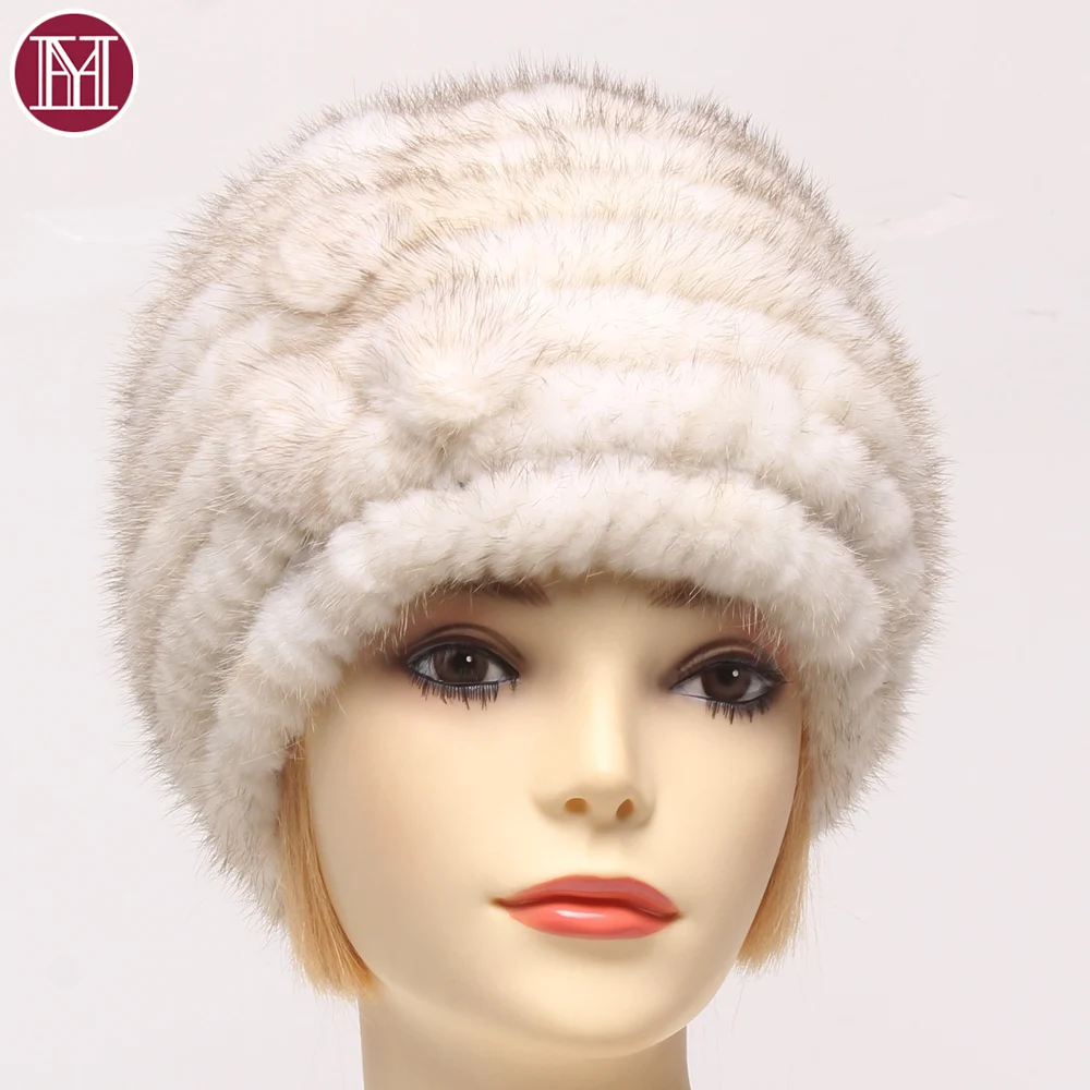 Женская натуральная меховая шапка из натуральной норки Женская эластичная теплая мягкая шапка из натурального меха норки Роскошная качественная меховая шапка из натуральной норки s
