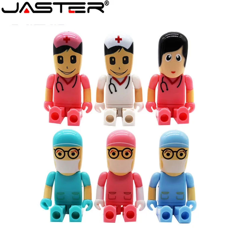 JASTER в виде доктора usb флэш накопитель медсестры pendrive 4 ГБ 8 16 32 медицинский|USB