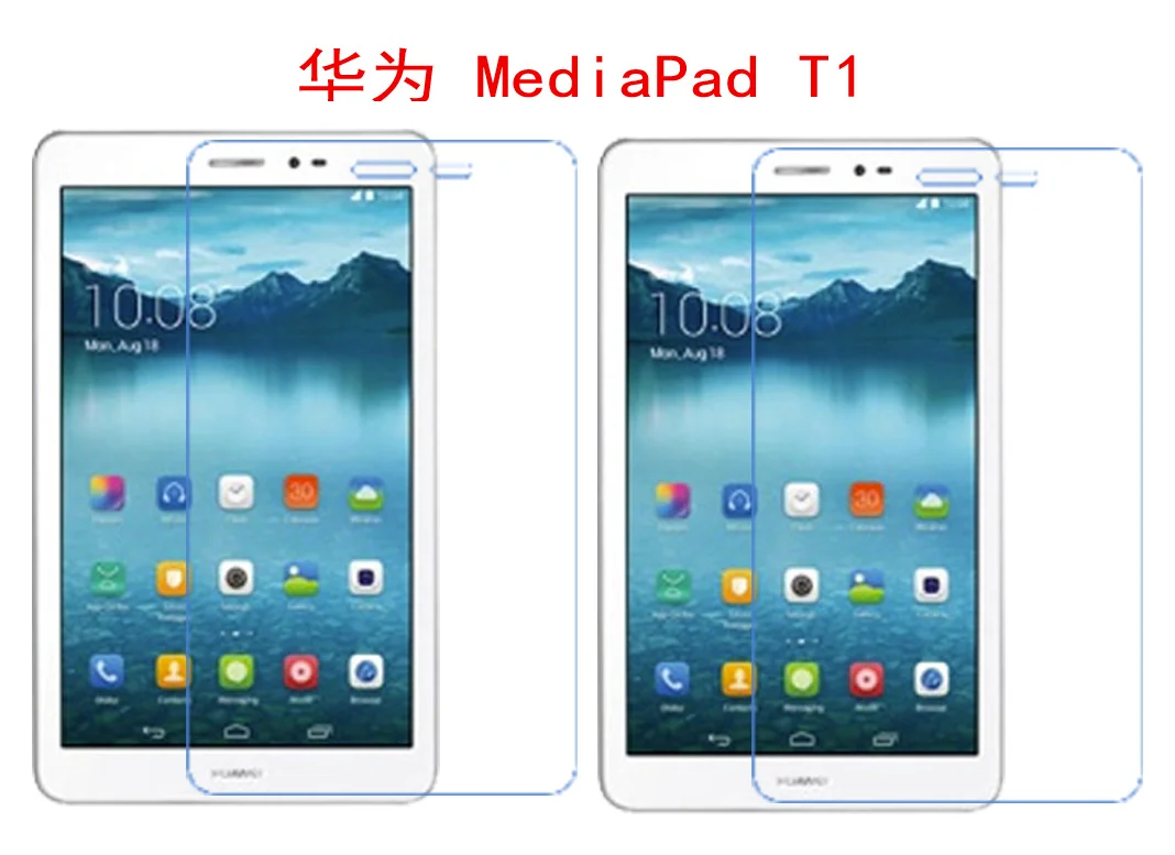 2 шт прозрачный/Матовый для huawei Honor Media pad T1 8 дюймов S8 701u 701w 821w 823 L дюймовый защитный