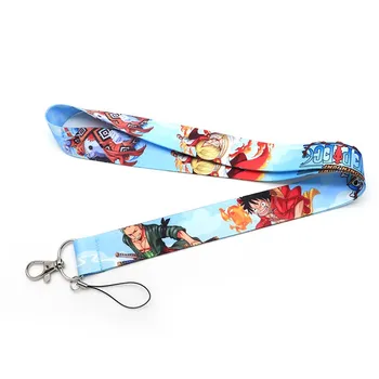 

30pcs/lot Cartoon Anime Lanyard Ribbon Necklace DIY Key USB Badge Holder Hang Rope Customizable Lanyard Key Strap DC136